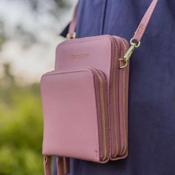 CarryLuxy Handbags - CarryLuxy crossbody organizer zip bag